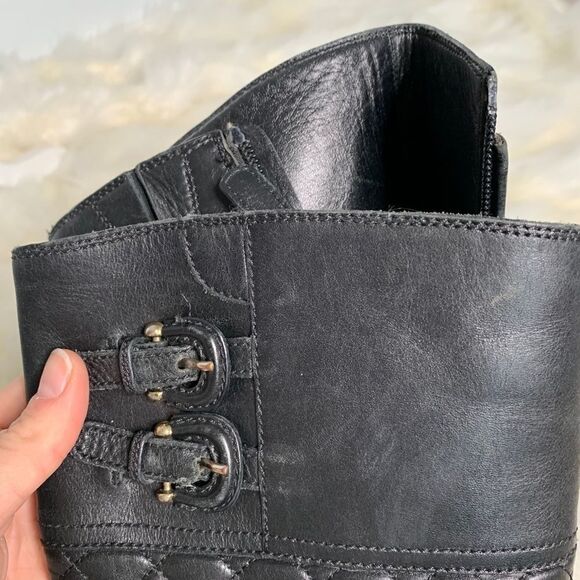 Burberry black quilted boots - Picture 5 of 11